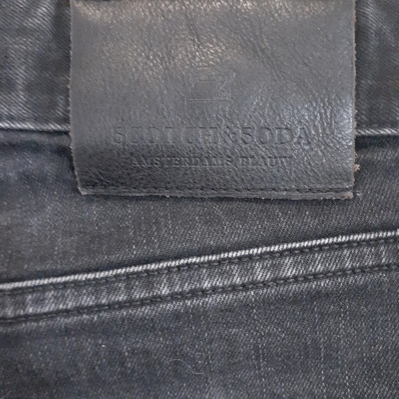 Scotch & Soda Men's Ralston Jeans Regular Slim Fit Black Wash Size W31 L32 - Picture 9 of 11